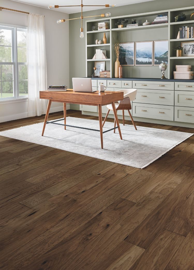 area rug in a Bloomingdale home office
